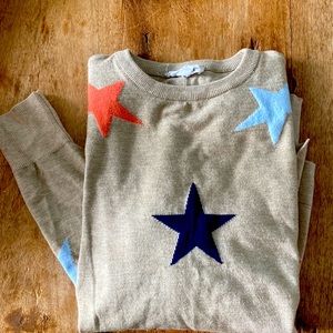 Woman’s sweater with stars
